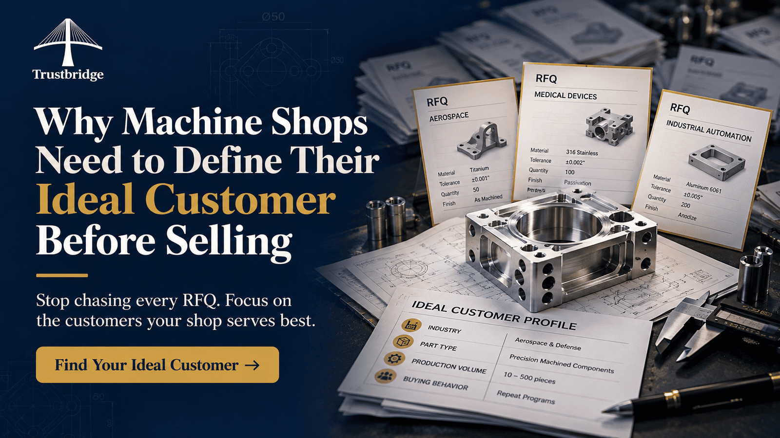 How Do the Machine Shops That Grow Steadily Decide Who They Are Selling To Before They Start Selling?